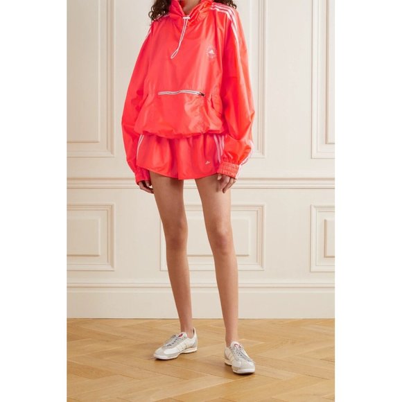 Stella McCartney Jayla Jacket Fluoro Coral Orange Red - Picture 3 of 10